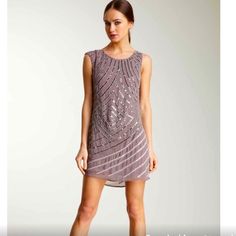 Adorable Beaded Dress From Nordstrom. Nwt Chic Embellished Sequin Dress For Spring, Elegant Mini Sequin Dress For Spring, Elegant Mini-length Sequin Dress For Spring, Embellished Sequin Knee-length Dress For Spring, Embellished Knee-length Sequin Dress For Spring, Embellished Knee-length Sequin Dress For Summer, Knee-length Embellished Sequin Dress For Spring, Knee-length Embellished Mini Dress For Date Night, Embellished Sequin Dress For Spring Date Night