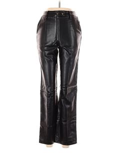 Lulus Faux Leather Pants Size: X-Small Black Bottoms - used. 60% POLYURETHANE, 40% COTTON, Capri, High Rise | Lulus Faux Leather Pants - High Rise: Black Bottoms - Size X-Small Black Faux Leather Pants, Faux Leather Pants, Black Bottoms, Fashion Styles, Black Faux Leather, Womens Bottoms, Leather Pants, Capri, Women Handbags