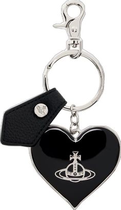 Chrome Hearts Keychain, Black Accessories Aesthetic, Vivienne Westwood Keychain, Kingdom Hearts Keychain, Vivienne Westwood Jeans, Chrome Hearts Leather, Gold Everything, Black Keychain, Drop Logo