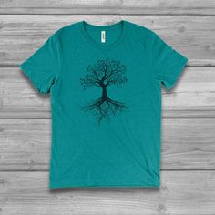 Tree Tshirt | Ladies Plus Size Shirts, Screen Print Graphic Tees for Women, Tree of Life Graphic Tee Tri-blend Pre-shrunk T-shirt, Short Sleeve T-shirt With Sublimation Print, Graphic Tee With Sublimation Print In Tri-blend Fabric, Green Unisex Screen Print T-shirt, Tri-blend Graphic Tee With Sublimation Print, Unisex Green Screen Print T-shirt, Comfortable Crew Neck Shirt With Graphic Print, Comfortable Fit Crew Neck Shirt With Graphic Print, Comfortable Fit Graphic Print Shirt With Crew Neck