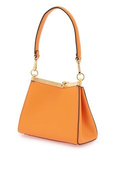 100% Calf Leather (, 100% Bovine Leather) Orange Satchel With Gold-tone Hardware For Shopping, Orange Satchel Shoulder Bag With Gold-tone Hardware, Orange Crossbody Shoulder Bag With Gold-tone Hardware, Formal Satchel With Gold-tone Hardware, Orange Shoulder Bag With Gold-tone Hardware, Orange Shoulder Bag With Gold-tone Hardware For Shopping, Formal Pouch Shoulder Bag With Gold-tone Hardware, Gold-tone Hardware Clutch Shoulder Bag, Orange Satchel With Gold-tone Hardware