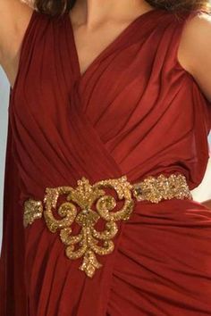 Shop for Monisha Jaising Red Lycra Pre-draped Saree Gown for Women Online at Aza Fashions Draped Saree Gown, Saree Gowns, Draped Saree, Motif Embroidery, Gown For Women, Saree Gown, Drape Saree, Luxury Sale, Embroidered Neckline