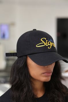 With unique designs you won't find anywhere else, our caps are the quality type that are designed with a thicker woven fabric. Not those flimsy weak ones that lose shape. 100% stitched embroidered design. Sport cap. Curved brim. Dry Clean Only Comes in: adjust back. Perfect for those SOPHISTICATED ladies who needs head/face protection from the sun, sweat and elements while out doing fitness, events or anything fun. Black Dad Hat For Streetwear With Curved Bill, Black Adjustable Dad Hat With Curved Visor, Black Cotton Dad Hat With Curved Visor, Black Dad Hat With Letter Print And Curved Bill, Adjustable Black Baseball Cap With Embroidered Logo, Black Hat With Embroidered Logo And Curved Visor, Black Hat With Embroidered Logo And Curved Brim, Black Dad Hat With Curved Bill, Black Baseball Cap With Letter Print And Curved Brim