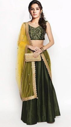 Dark Mehendi Green Dupion Silk Lehenga Choli Green Floor-length Tissue Silk Lehenga, Green Tissue Silk Lehenga With Dori Work, Green Lehenga In Tissue Silk With Dori Work, Green Tissue Silk Lehenga For Reception, Green Tissue Silk Lehenga For Wedding, Pista Green Art Silk Dupatta For Reception, Pista Green Pre-draped Saree With Mirror Work For Wedding, Green Tissue Silk Choli With Dori Work, Pista Green Tissue Silk Lehenga With Traditional Drape