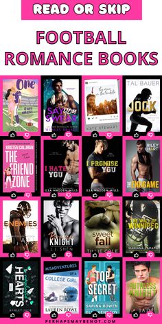 the ultimate guide to read or skip football romance books for men, women and teens