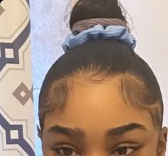 Edges Hair, Dyed Natural Hair, Baby Hairs, Slicked Back Hair, Natural Hair Styles Easy, Ponytail Styles, Sleek Hairstyles, Baddie Hairstyles