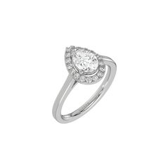 This ring is made with a pear solitaire diamond set in a three-prong setting, surrounded by a halo of round diamonds, all resting on a delicate gold band.Details: - Made to Order- Diamond Weight: 1.00 CT, 1.50 CT, 2.00 CT, 2.50 CT, CT, 3.00 CT- Accent Diamond Weight: 0.20 CT to 0.30 CT (Carat weight varies based on chosen Focal Diamond)- Diamond Type: Lab Grown Diamond (CVD, HPHT)- Focal Diamond Cut: Pear- Accent Diamond Cut: Round- Diamond Clarity: VS - Diamond Color: Colorless (DEF)- Setting T Anniversary Pear-shaped Halo Diamond Ring, Pear-shaped Halo Diamond Ring For Anniversary, Pear-shaped Halo Ring For Promise, Pear-shaped Brilliant Cut Halo Ring, Pear-shaped Brilliant Cut Halo Ring For Promise, Teardrop Halo Setting Ring For Proposal, White Pear-shaped Diamond Ring With Halo Setting, Teardrop Halo Ring For Wedding, White Pear Shaped Ring With Halo Setting