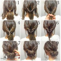 20 Stunningly Easy DIY Messy Buns Messy Updo Tutorial, Face Remedies, Braided Buns, 5 Minute Hairstyles, Morning Hair, Fall Hairstyles, Fishtail Braid, Work Hairstyles