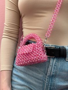 Beads Purse Diy, Beads Bags Handmade, Pearl Weaving, Hand Beaded Bag, Jeweled Bag, Jewelry Store Design, Trendy Purses, Bead Weaving Tutorials, Crystal Bags