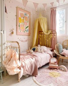 Peach Bedroom, Girl Room Inspiration, Kids Rooms Inspo, Kids Bedroom Inspiration