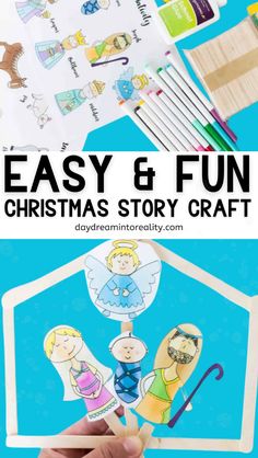 Turn a simple craft into a meaningful lesson with these Christmas story puppets. Perfect for preschool, kindergarten, or elementary classes, these free printables make it easy to create a fun Sunday school activity that reinforces the true meaning of Christmas. Guide your students in crafting these puppets and watch their excitement as they retell the Christmas story, adding a special touch to your holiday season. Story Puppets, Popsicle Stick Puppets, Nativity Theme, The True Meaning Of Christmas, December Crafts, The Christmas Story, Popsicle Crafts, Crayola Markers, Free Printable Activities