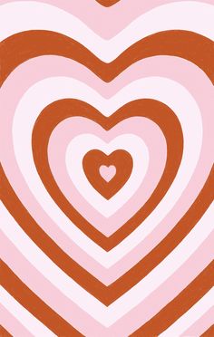 an image of a heart pattern in pink and orange