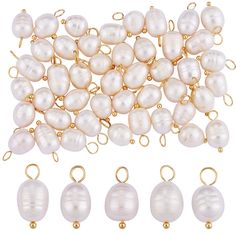 PRICES MAY VARY. Product Quantity: You will receive about 50pcs of pearl pendant, size: about 0.65~0.67 inch(16.5~17mm) long, hole diameter: 0.12 inch(3mm) High quality material: this pendant is made of natural pearls, smooth and non-irritating to the skin, bright white color, cold and cool for your comfort and fatigue Fashion handcrafted: this pearl pendant design is simple and fashionable, pearl is always synonymous with wealth, peace and health, it is also very suitable for making lucky chain Earring Making, Coin Pearls, Jewelry Making Charms, Shell Jewelry, Natural Pearl, Pearl Charms, Pendant Design, Natural Pearls, Jewelry Necklace