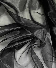 100% Polyester Luxury Elegant Black Fabric, Wedding Dress Material, Prada Collection, Silk Velvet Fabric, Black Witch, Organza Fabric, Bow Sneakers, Santa Clara, Fabric Texture