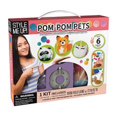 the pom pomp pets kit includes four kits