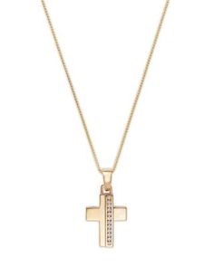 Bloomingdale's Fine Collection Men's Diamond Cross Pendant Necklace in 14K Gold, 0.30 ct. t.w. Diamond Cross Pendants, Diamond Cross, Cross Pendant Necklace, Cross Pendant, Jewelry Accessories, Buy Online, In Store, Pendant Necklace, Pendant