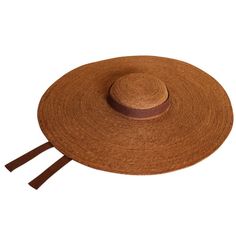 Lola Wide Brim Jute Straw Hat, in Havana Brown | Brunna.Co | Wolf & Badger Readers Response, Hat For Wedding, Outback Hat, Oversized Hat, Fall Palette, Straw Fedora Hat, Linen Ribbon, Ethical Fashion Brands, Straw Fedora