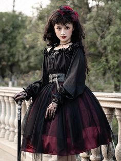 This price is for an OP and a separate corset belt.  Short/Long   	 		 			Size 			S 			L 		 		 			Bust 			78-108 			83-113 		 		 			Waist 			63-100 			68-105 		 		 			Full Length 			94/110 			94/110 		 		 			Sleeve Length 			60 			61 		 		 			Cuff 			17 			18 Black Steampunk Corset Belt For Alternative Fashion, Punk Black Corset Belt For Costume Party, Punk Style Black Corset Belt For Costume Party, Black Steampunk Corset Belt For Halloween, Black Overbust Corset Belt For Alternative Fashion, Black Gothic Corset Belt For Alternative Fashion, Vintage Corset For Halloween And Alternative Fashion, Vintage Corset For Halloween, Gothic Black Corset Belt For Costume Party