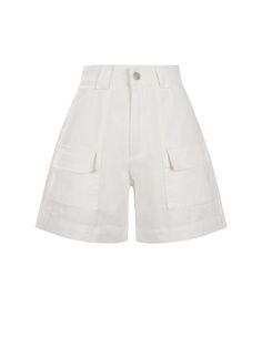 Composition : Cotton 100%Color : whiteCountry of Origin : Republic of Korea Shorts With Pockets, Short Pants, White Shorts, Composition, The Originals, Clothes For Women, Pants, White, Clothes