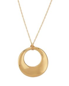 Bloomingdale's Graduate Circle Pendant Necklace in 14K Yellow Gold, 18" - 100% Exclusive Jewelry & Accessories - Bloomingdale's Diamond Circle Pendant, Gold Circle Necklace, Beaded Collar Necklace, Star Of David Pendant, Drop Pendant Necklace, Circle Pendant Necklace, Circle Diamond, Diamond Star, Exclusive Jewelry