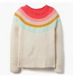 NWT Gymboree Girls Soft Long Sleeve Ivory Rainbow Sweater (219)  Small(5-6) Fall Winter Fashion, Rainbow Sweater, Gymboree Girl, Autumn Winter Fashion, Year Old, Winter Fashion, Fall Winter, Girl Outfits, Rainbow