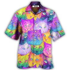 The best hawaiian shirts for men, hawaiian shirt for women and kids are available, designed just for you. Fabric: four-way stretch (95% polyester and 5% spandex) Regular fit Fabric Weight: 120 g/m². Care Instruction: Machine washes cold with similar colors, do not bleach, tumble dry low, do not iron, and do not dry clean. Reliable quality Refreshing and breathable, comfortable material, No DISCOLORATION after long washing. Hight Quality Fabric High quality fabric is soft and comfortable, and its prefect structure supports the fit of the outfit. Unisex & Perfect Gifts This product is crafted from a premium polyester and spandex blend, making it both comfortable and durable. Each panel is individually printed, cut and sewn to ensure a flawless graphic with no imperfections. And high definiti Cat Galaxy, Pirate Shirts, Wine Shirts, Cool Hawaiian Shirts, Mens Hawaiian Shirts, Cool Hoodies, Cute Hats, Beautiful Hats, Tailored Shirts