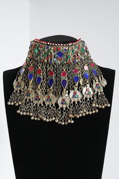 Afghan Jewellery Authentic Traditional Handmade choker. Get in contact with us if there is any queries regarding the item. Check out my page for other items. Help my small business and promote Afghan culture by placing an order with us. We have different kinds and types of Afghan Vintage Jewelleries! Your feedback is much appreciated. Please let us know the item arrived safely! Ceremonial Multicolor Metal Jewelry, Unique Pendant Choker For Festivals, Unique Festival Pendant Choker, Adjustable Multicolor Ceremonial Jewelry, Adjustable Multicolor Necklace For Ceremonial Occasions, Adjustable Multicolor Jewelry For Ceremonial Occasion, Artisan Festival Choker Necklace, Multicolor Unique Jewelry For Ceremonial Occasions, Bohemian Multicolor Pendant Choker