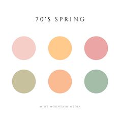 the cover for 70's spring album, mint mountain media