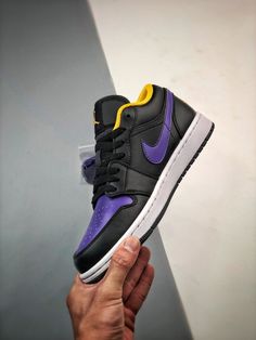 Air Jordan 1 Low Black/Dark Concord-Taxi 553558-075 Walk the talk and make a statement with our top-quality Sneakers. Shop now and step up your shoe game! Please carefully choosing the size number according the size chart as we CAN NOT offer return or refund if you choose a wrong size.The product need 3-5 business days to check the quality before shipping.Our High Quality Shoes models are various, please contact to our support to ask for the model you need.Because each device displays a different color. Therefore, the actual color of the item may not be 100% the same as the [...] Jordan 1 Milan, Air Jordan 1 Low Black, Jordan 1 Blue, Blue Chill, Yellow Taxi, Nike Brand, Air Jordan 1 Low, High Quality Shoes, Jordan 1 Low