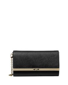 Michael Kors Mona Leather Large Clutch Michael Kors Rectangular Everyday Clutch, Elegant Michael Kors Clutch Shoulder Bag, Michael Kors Elegant Clutch Wallet, Michael Kors Textured Leather Evening Bag, Michael Kors Textured Leather Evening Shoulder Bag, Michael Kors Clutch, Large Clutch, Clutch Handbag, In Store