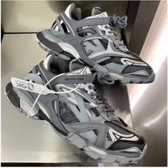 Normal Wear, Great Condition, Balenciaga Track 2 Sneaker Gray Balenciaga Track 2, Shoes Balenciaga, Balenciaga Sneakers, Balenciaga Track, Luxury Sneakers, Balenciaga Shoes, Sneakers Grey, Limited Time, Balenciaga