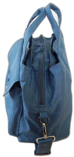 Blue Shoulder Bag With Functional Pockets, Blue Shoulder Backpack With Pockets, Blue Shoulder Bag Backpack With Pockets, Blue Backpack-style Shoulder Bag With Pockets, Light Blue Shoulder Bag With Pockets For Travel, Blue Bags With Pockets For Trip, Blue Nylon Bag With Functional Pockets, Functional Blue Shoulder Bag With Pockets, Practical Blue Bag With Zipper Pocket