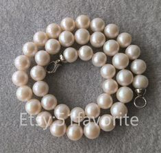 Jewelry: fresh water pear, genuine cultured pearl, Baroque pearl Color: white Grade: AAA, have beautiful natural blemish and rings on pearl's surface Size: about 10mm Shape: near round Length: about 17 inch contains clasp Handwork: knotted  Metal: alloy Shipping: I will send out your order in 1-5 business days. Usually will take about 12-25 business days.  Good luck! Pearl Baroque, Pearl Bride, Party Necklace, Bridesmaid Wedding, Fresh Water Pearl, Copper Plated, Pearl Color, Baroque Pearls, Wedding Bridesmaids