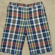 Polo By Ralph Lauren Lightweight Plaid Shorts. ( Navy/White/Yellow/Green/Red). New With Tags. Size 14 Casual Plaid Cotton Shorts, Casual Yellow Cotton Shorts, Yellow Cotton Bottoms For School, Plaid Cotton School Bottoms, Preppy Yellow Bottoms For Spring, Multicolor Cotton School Bottoms, Multicolor Bottoms For School In Summer, Multicolor Cotton Bottoms For School, Multicolor Short Bottoms For School