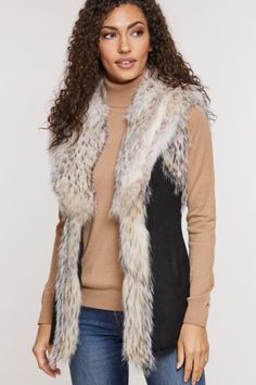 Women's Coats & Clothing | Overland Fitted Faux Fur Coat With Faux Fur Trim, Fitted Faux Fur Vest With Faux Fur Lining, Fitted Shearling Fur Coat With Faux Fur Lining, Fitted Winter Vest With Faux Fur Trim, Chic Sleeveless Outerwear With Faux Fur Trim, Winter Faux Fur Vest With Fur Trim, Sleeveless Fur Coat With Faux Fur Trim, Winter Faux Fur Vest With Trim, Sleeveless Fur Coat With Faux Fur Trim For Fall