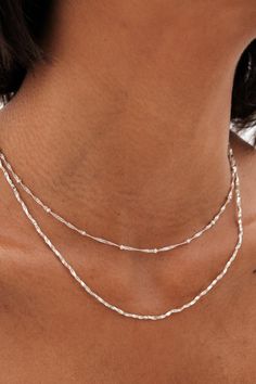 Our iconic Simply Silver collection boasts fine, contemporary and meaningful 925 Sterling Silver jewellery. This beautifully designed Simply Silver Sterling Silver 925 Polished Twist Chain Necklace is perfect for the everyday, wear solo or stack with your favourite pieces. Silver Necklace Simple, Silver Collection, Ball Chain Necklace, Sterling Silver Jewellery, Pierced Jewelry, Ball Chain, Silver Jewellery, 925 Sterling Silver Jewelry, Chain Lengths