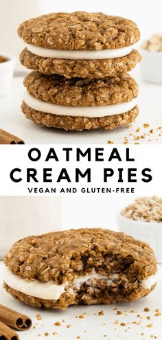 oatmeal cream pies stacked on top of each other