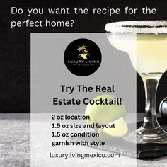 the real estate cocktail is available for purchase