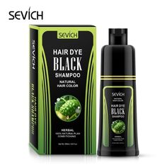 Ships From: China, Color: 250ml Black Natural Black Hair Dye, Black Hair Tips, Black Color Hair, Black Hair Shampoo, Black Shampoo, Hair Dye Shampoo, Natural Hair Shampoo, Grey White Hair, Damage Hair Care