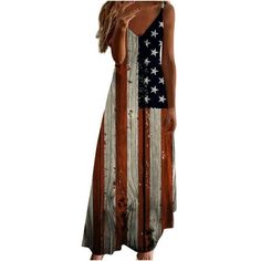 clearance Store,under $5 Clothes StoreClick Here Usmixi Formal Dresses for Women 4th of July High Waist Patriotic Spaghetti Strap Maxi Dresses V-Neck Sleeveless American Flag Print 2023 Summer Long Dress Gray s FEATURE: Pull on Dress,Strap Dresses,Sleeveless,V-Neck,Long,American Flag Print,This is a casual dress with special design that can show your perfect figure, make you more attractive, and can easily control parties, cocktail,beaches and other occasions. MATERIAL:95% Rayon+5% Spandex.This Gray Formal Dress, Summer Long Dress, Red Formal Dresses, Women Dresses Casual Summer, Petite Maxi Dress, Boho Beach Dress, Strap Dresses, Long Red Dress, Fourth Of July Shirts