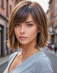 Full Bangs Short Hair, Winter Short Hair, Short Hair Care, Products For Short Hair, Lob Hair, Medium Hair Styles For Women, Haircuts For Medium Length Hair, Layered Haircuts For Medium Hair, Bangs With Medium Hair