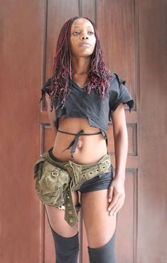 Sorcerer  Hip Belt ~ with lots of pockets Hip Bag Outfit, Hippie Goth, Tree Fairy, Pixie Fairy, Festival Belt, Tactical Wear, Fairy Festival, Leather Hip Bag, Pixies Fairies