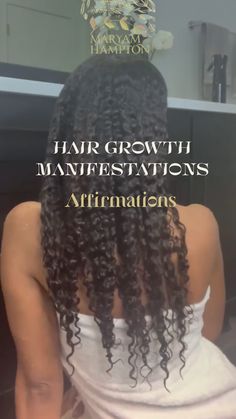 this hair growth manifestation on your... Growth Manifestation, Herbs For Hair Growth, Accelerate Hair Growth, Natural Hair Growth Oil, Black Hair Growth, Extreme Hair Growth, Drinks Sign, Low Porosity, Hair Growth Secrets