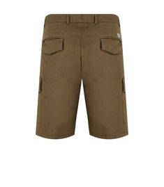 Bermudashorts by Manuel Ritz made of military green cotton twill, with cargo pockets. Contrast detachable charm and sewn logo patch on the back. Belt loops, zip and button closure. Regular fit.This item has a small fit, we recommend purchasing a size larger than usual.Composition: 98% cotton, 2% elastane.Gender: MenMaterial: COTTONColor: GREENMade in: ITProduct ID: 3632-B1748LC-243383-38*Import tax/duty will be calculated at checkout (If applicable) Bermuda Utility Cargo Shorts, Utility Bermuda Shorts With Cargo Pockets, Military Khaki Shorts With Pockets, Military Style Khaki Shorts, Khaki Cotton Shorts With Belt Loops, Khaki Military Cotton Shorts, Military Style Cotton Cargo Shorts With Belt Loops, Military Style Khaki Cotton Shorts, Utility Cargo Shorts With Patch Pockets