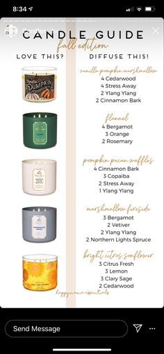 Candle Guide, Essential Oil Candle, Essential Oil Combinations, Homemade Scented Candles, Essential Oil Diffuser Blends Recipes, Young Living Essential Oils Recipes