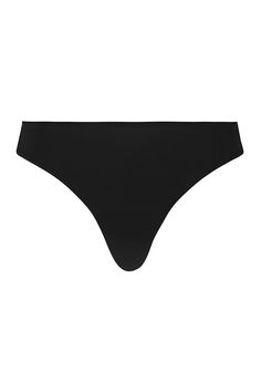 BONDI BORN® Nadia Bikini Bottom in Black Sleek Black Swimwear With Seamless Construction, Seamless High-cut Leg Elastane Swimwear, Sleek Black Seamless Swimwear, Elegant High-cut Leg Swimwear, Sleek Brief Swimwear, Black Stretch Swimwear With Smoothing Details, Sleek Swimwear With Smoothing Minimal Stretch, Elegant Black High-cut Leg Swimwear, Sleek Seamless Elastane Swimwear