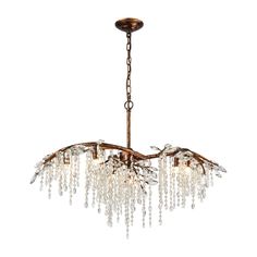 Elk Lighting - 11901/6 - Six Light Chandelier - Elia - Spanish Bronze Branch Chandelier, Bronze Chandelier, Elk Lighting, Chandelier Ceiling Lights, Lighting Store, Burke Decor, Led Chandelier, Light Chandelier, House Of Hampton