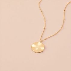 Gorjana Jewelry | Compass Coin Necklace – gorjana Everyday Jewelry With Coin Pendant, Everyday Coin Necklace With Delicate Chain, Everyday Round Disc Coin Pendant Jewelry, Everyday Delicate Chain Coin Necklace, Dainty Everyday Medallion Necklace, Everyday Coin Pendant Medallion Charm Necklaces, Everyday Coin Pendant Medallion Necklace, Dainty Coin Pendant Necklace For Everyday, Durable Brass Coin Necklace With Round Pendant