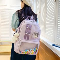 Lining Material : Polyester Closure Type : zipper Backpacks Type : External Frame Gender : Unisex Decoration : NONE Main Material : nylon Item Type : Backpacks Nylon Girls Backpack Korean Elementary Students Schoolbag Large Capacity College Students School Double Shoulder Bag Travel Bag        WHAT ABOUT REFUND?   Fast refund,100% Money Back Guarantee. If your product is defective or doesnt work properly, let us know and well send you a replacement one. We believe in our products so much that we Cute Large Capacity Purple Backpack, Large Capacity Purple Bag For Back To School, Trendy Nylon Bags For Students, Back To School Large Capacity Purple Bag, Large Capacity Purple Backpack For School, Cute Large Capacity Nylon Backpack, Purple Large Capacity Backpack For School, Cute Bags With Zipper Closure For Students, Cute Nylon Backpack For Daily Use