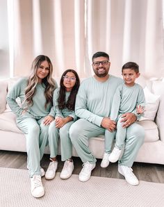 Introducing our new sage green family loungewear set! We absolutely love it because it's made from 95% Premium viscose from bamboo, making it the softest fabric ever. Not only is it incredibly gentle on sensitive skin, but it's also highly breathable and temperature-regulating, making it perfect for snuggling up with your loved ones. I T E M D E S C R I P T I O N  *  Comfy Loungewear Set (Price listed includes 1 pants and 1 long-sleeved sweater) *  95% Premium viscose from Bamboo *  Softest fabr Green Comfortable Sets With Relaxed Fit, Green Comfortable Relaxed Fit Sets, Green Relaxed Fit Comfortable Sets, Casual Green Sets For Relaxation, Casual Green Relaxation Sets, Matching Relaxed Fit Loungewear Sets, Relaxed Fit Matching Loungewear Sets, Green Relaxed Fit Loungewear Sets, Green Relaxed Fit Lounging Sets